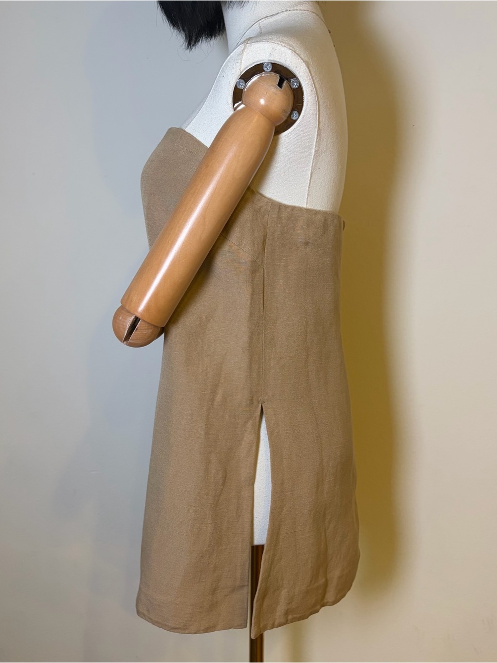 NWT Oak + Fort Strapless Linen Blend Tube Top S - Picture 5 of 9